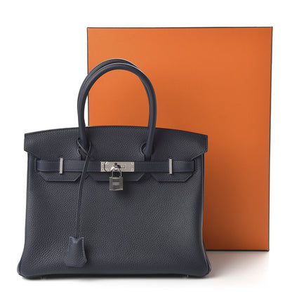 Hermes Togo Birkin 30 Bleu Nuit 10 of 10
