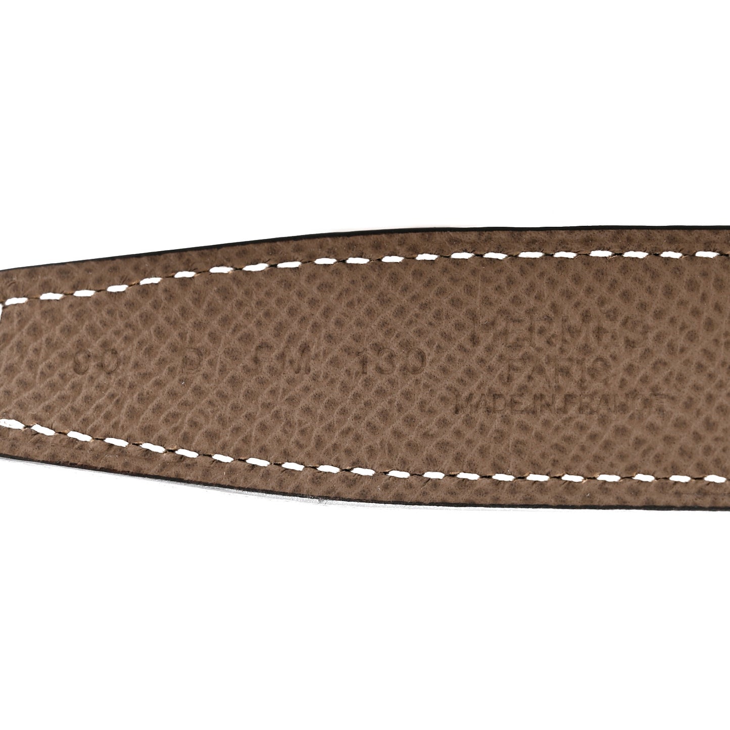 Swift Epsom 24mm Mini Constance H Belt Black Etoupe