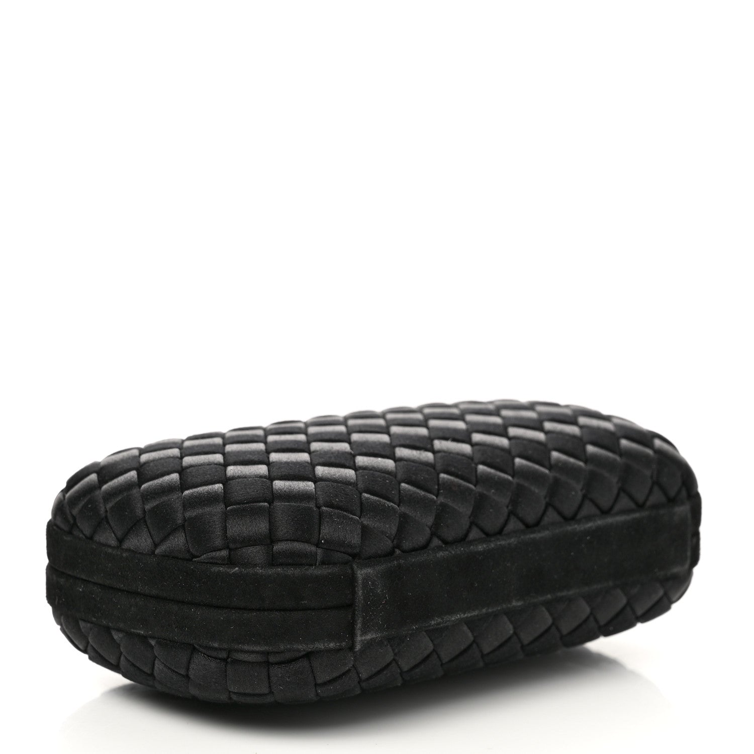 Bottega Veneta Satin Intreccio Impero Knot Clutch Black 4 of 8