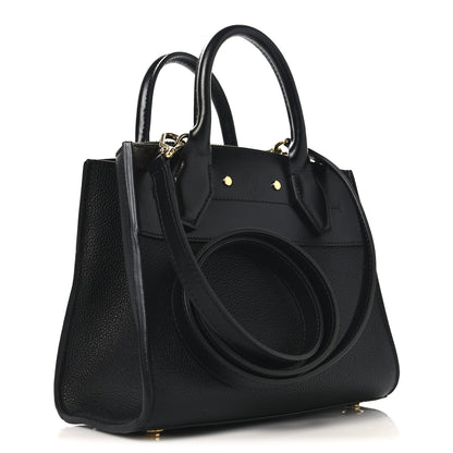 Louis Vuitton Calfskin City Steamer Mini Black 3 of 13