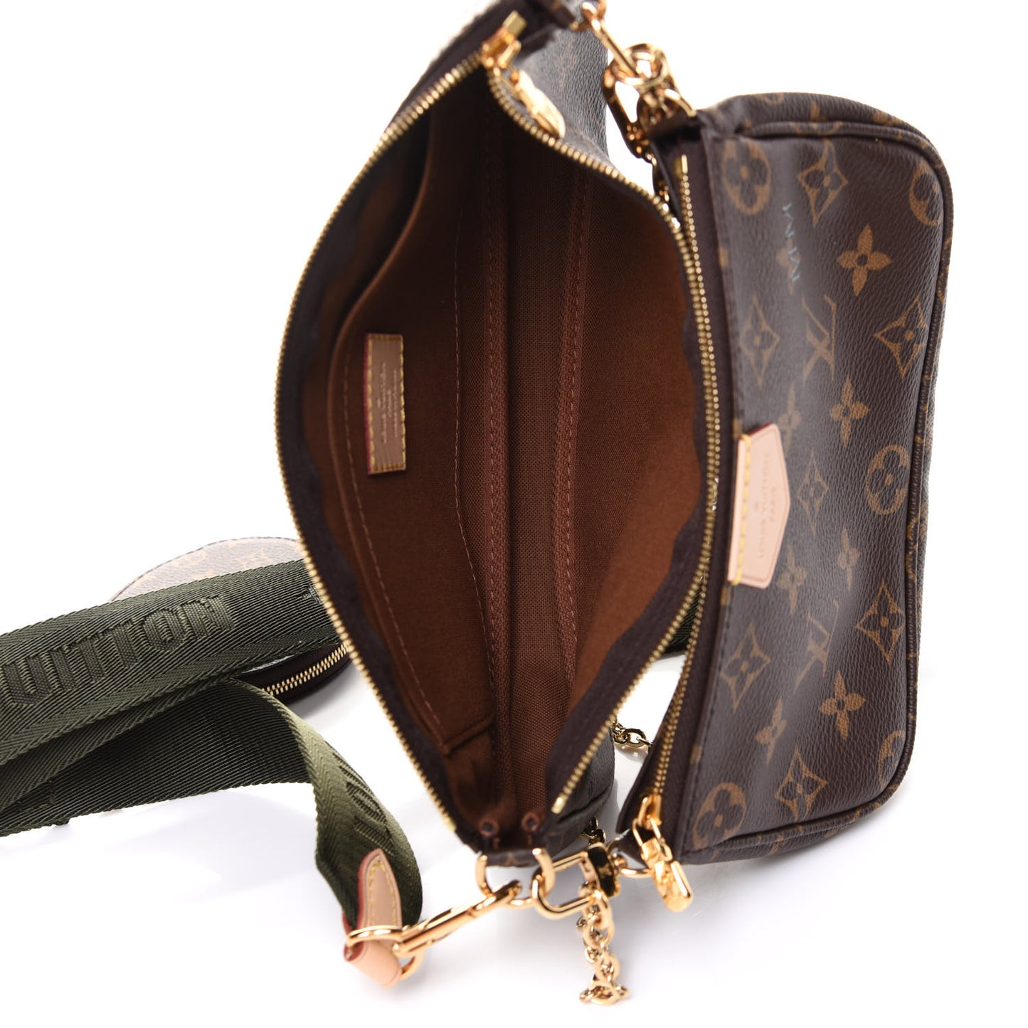 Monogram My LV World Tour Multi Pochette Accessories Kaki