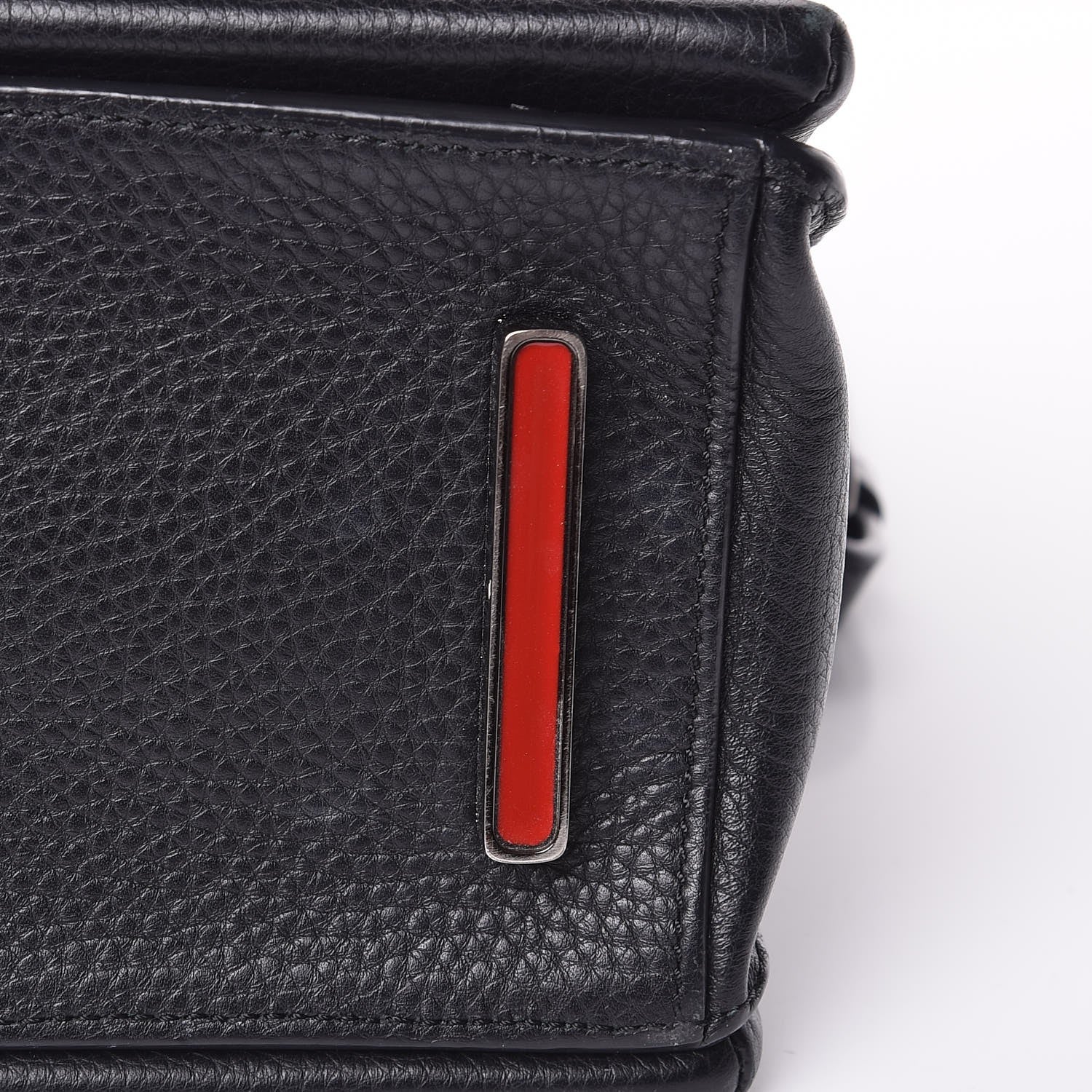Christian Louboutin Grained Calfskin Passage Messenger Black 13 of 27