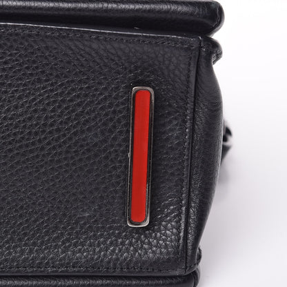 Christian Louboutin Grained Calfskin Passage Messenger Black 13 of 27