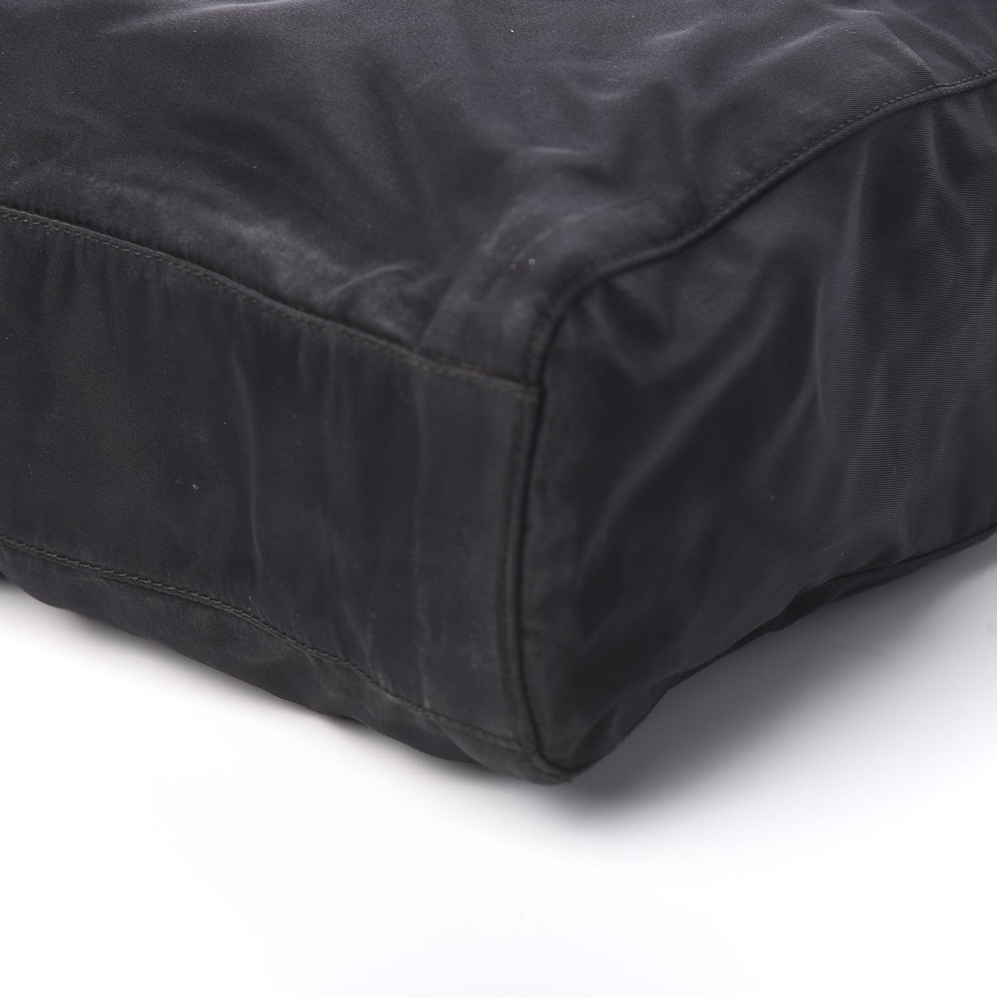 Tessuto Nylon Lucite Tote Black