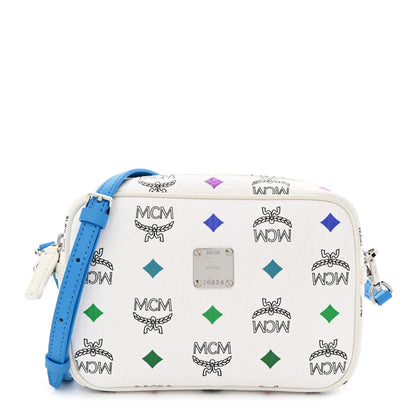 MCM Skyoptic Visetos Spectrum Diamond Camera Bag White 1 of 10