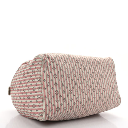 Louis Vuitton Mini Lin Croisette Speedy 30 Rouge 4 of 10