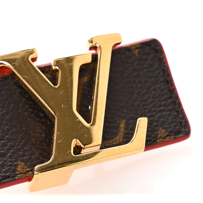 Louis Vuitton Monogram 30mm LV Initiales Reversible Belt 80 32 Coquelicot 6 of 7