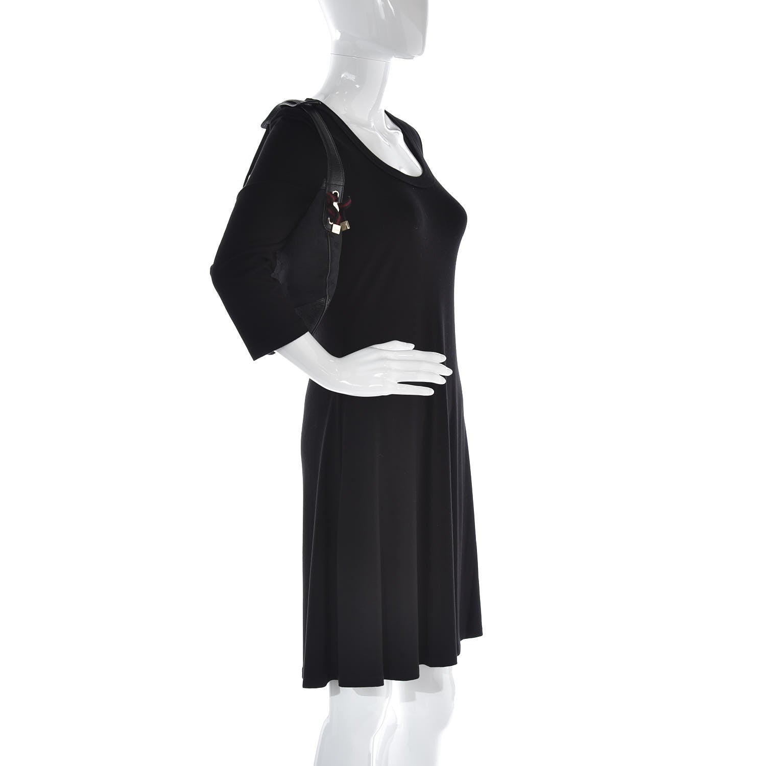 Gucci Monogram Small Princy Hobo Bag Black 2 of 9