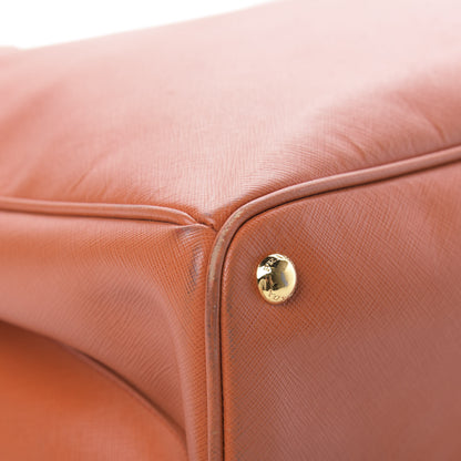 Prada Saffiano Lux Extra Large Tote Papaya 13 of 17