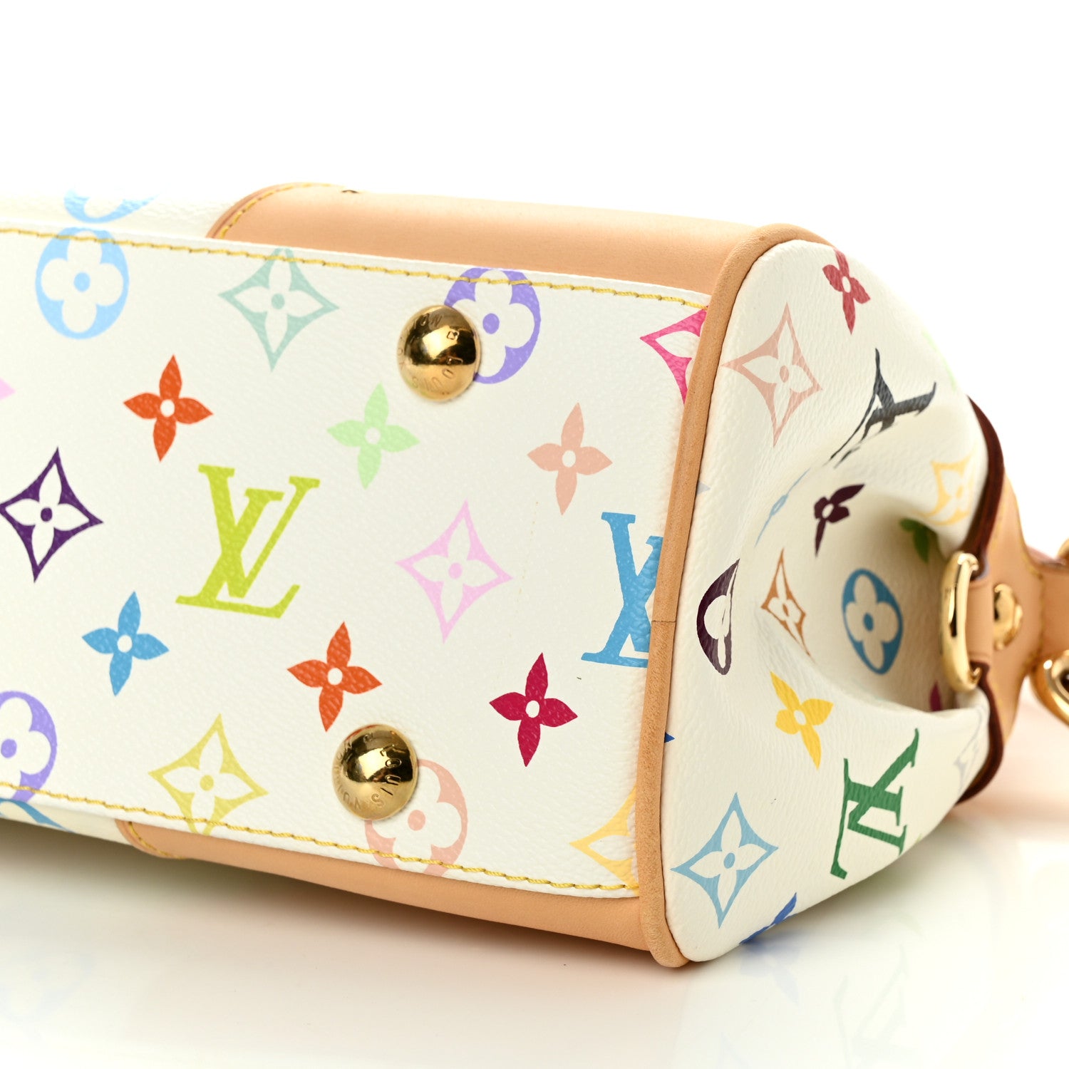 Louis Vuitton Monogram Multicolor Beverly MM White 10 of 11