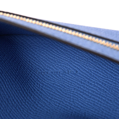 Hermes Epsom Bearn Gusset Wallet Bleu Paradis 7 of 9