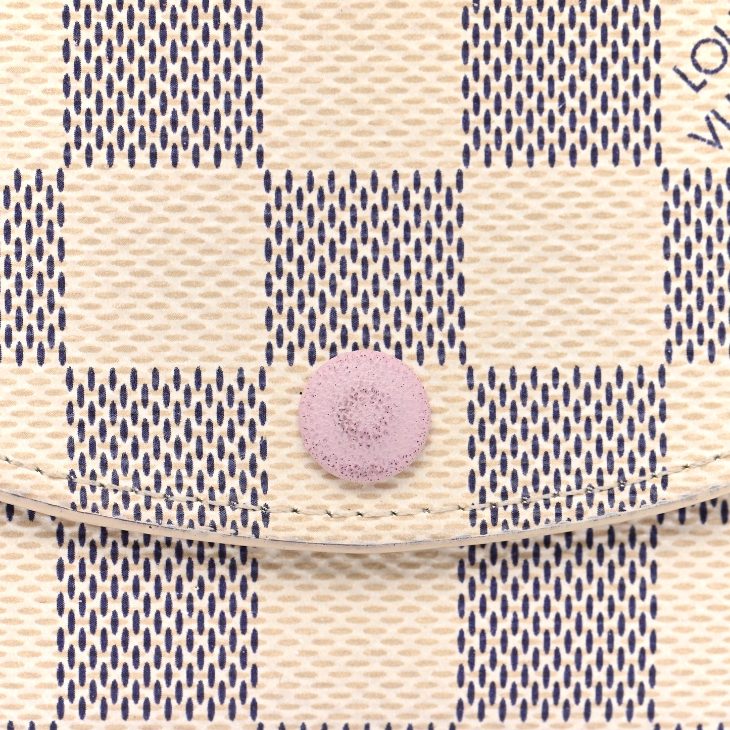 Damier Azur Rosalie Coin Purse Rose Ballerine