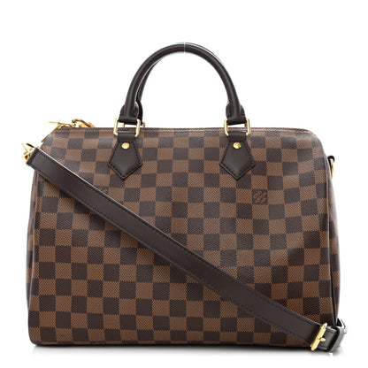 Louis Vuitton Damier Ebene Speedy Bandouliere 30 1 of 10