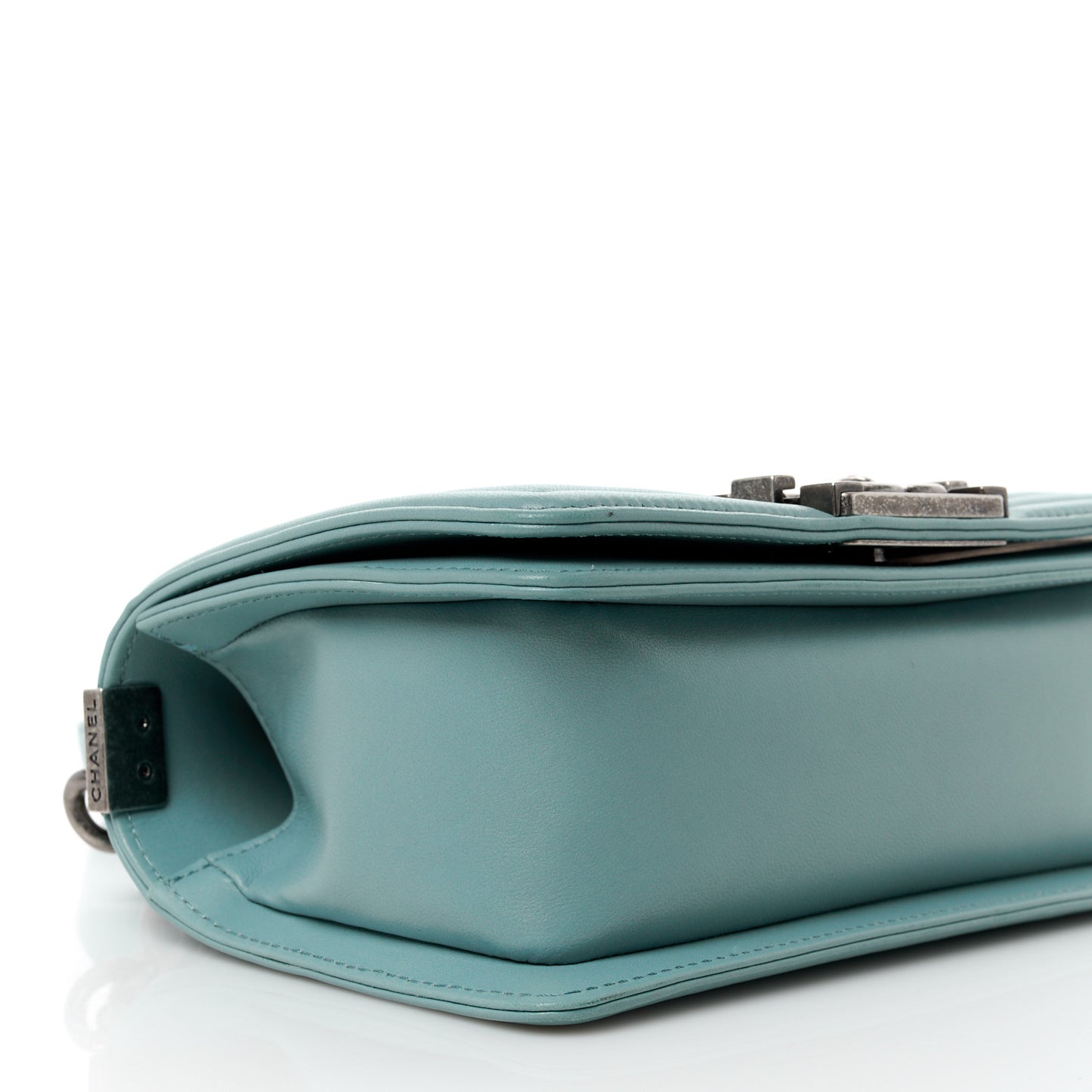 Galuchat Stingray Small Boy Flap Blue