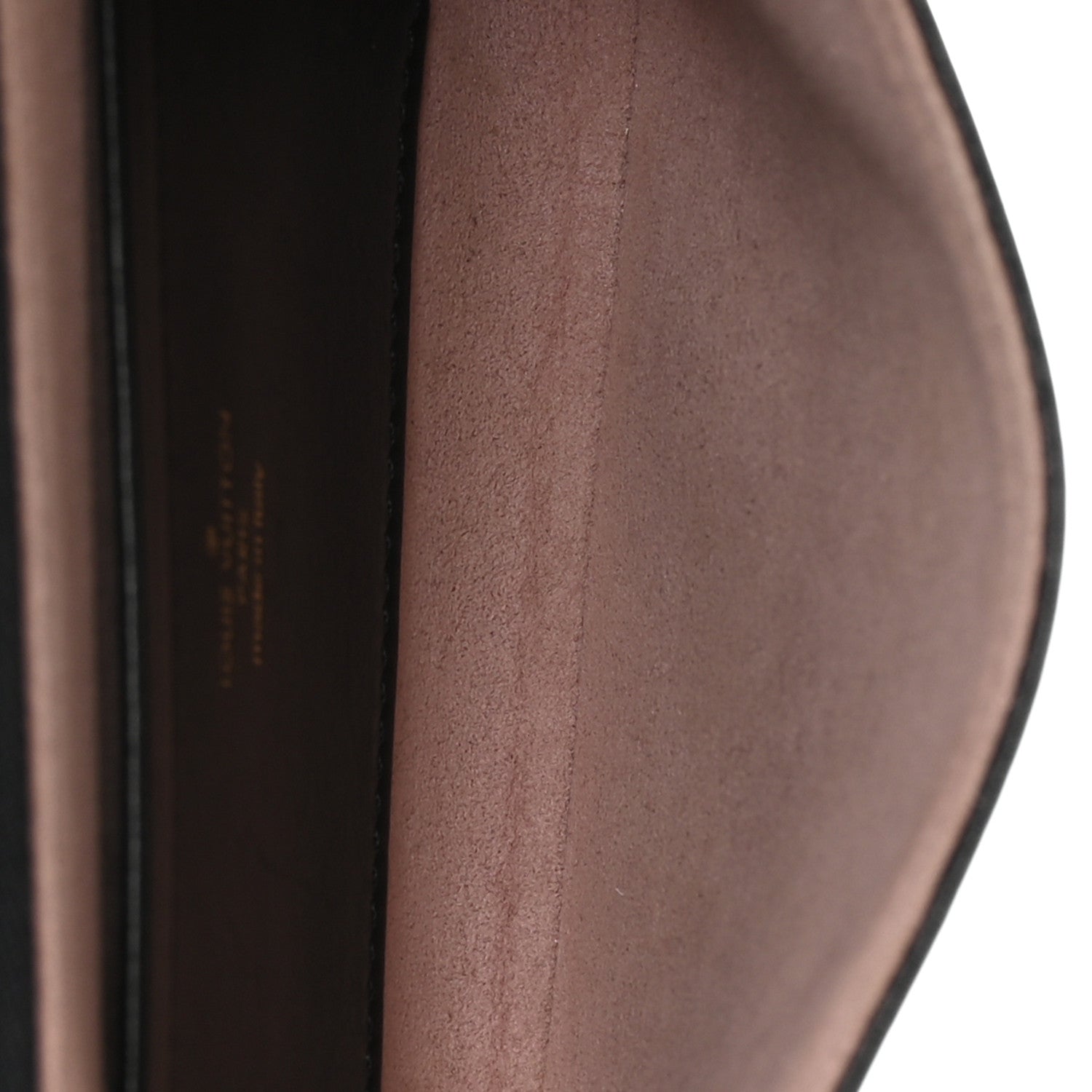 Louis Vuitton Lambskin Embossed Monogram Pochette Coussin Black 5 of 10