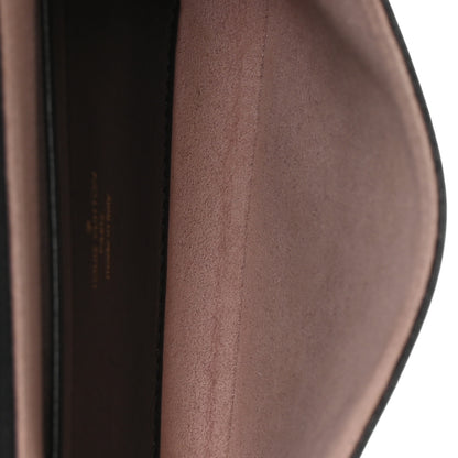 Louis Vuitton Lambskin Embossed Monogram Pochette Coussin Black 5 of 10