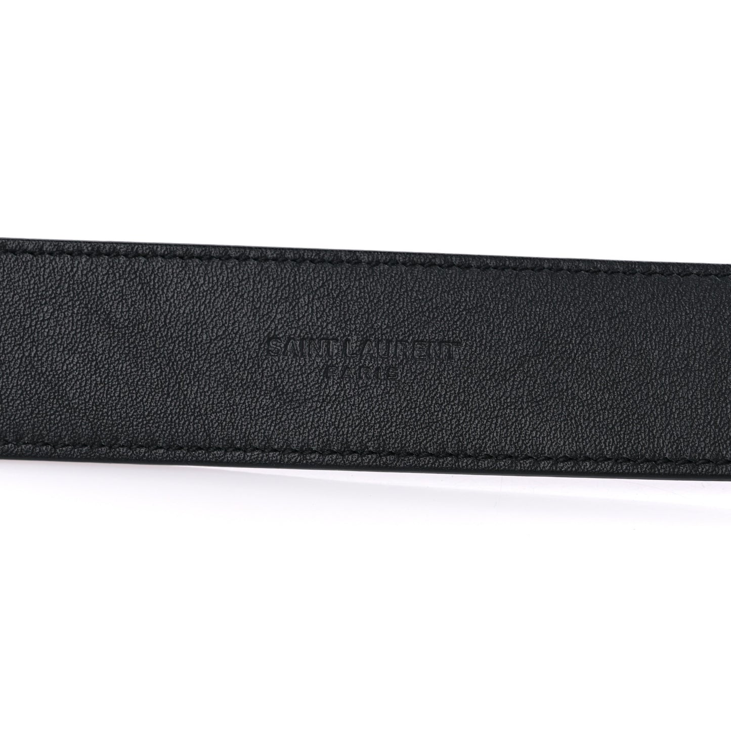 Smooth Calfskin Monogram Square Buckle Belt 90 36 Black