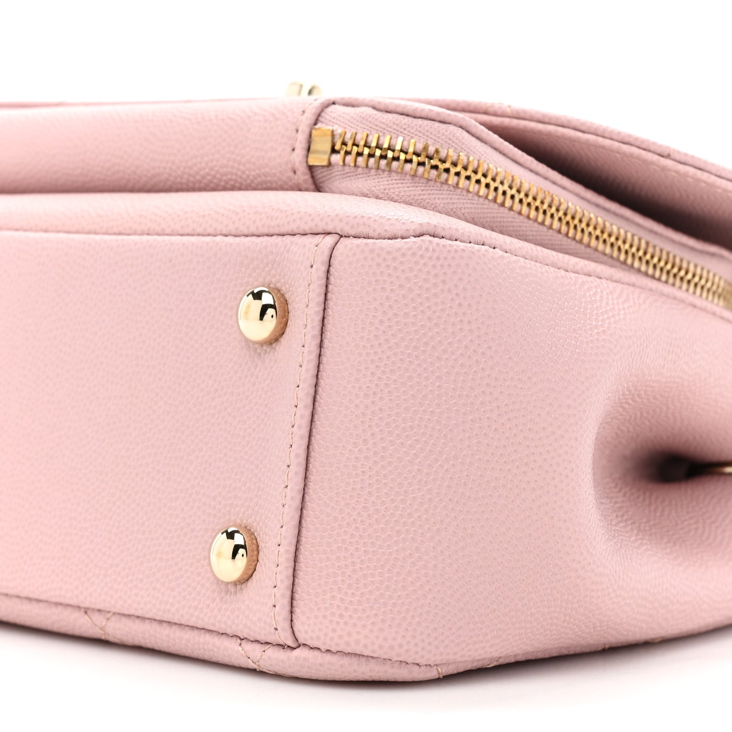 Caviar Quilted Medium Business Affinity Flap Light Pink