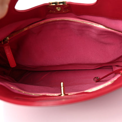 Chanel Lambskin Quilted Large 31 Shopping Bag Pink Light Red 5 of 9