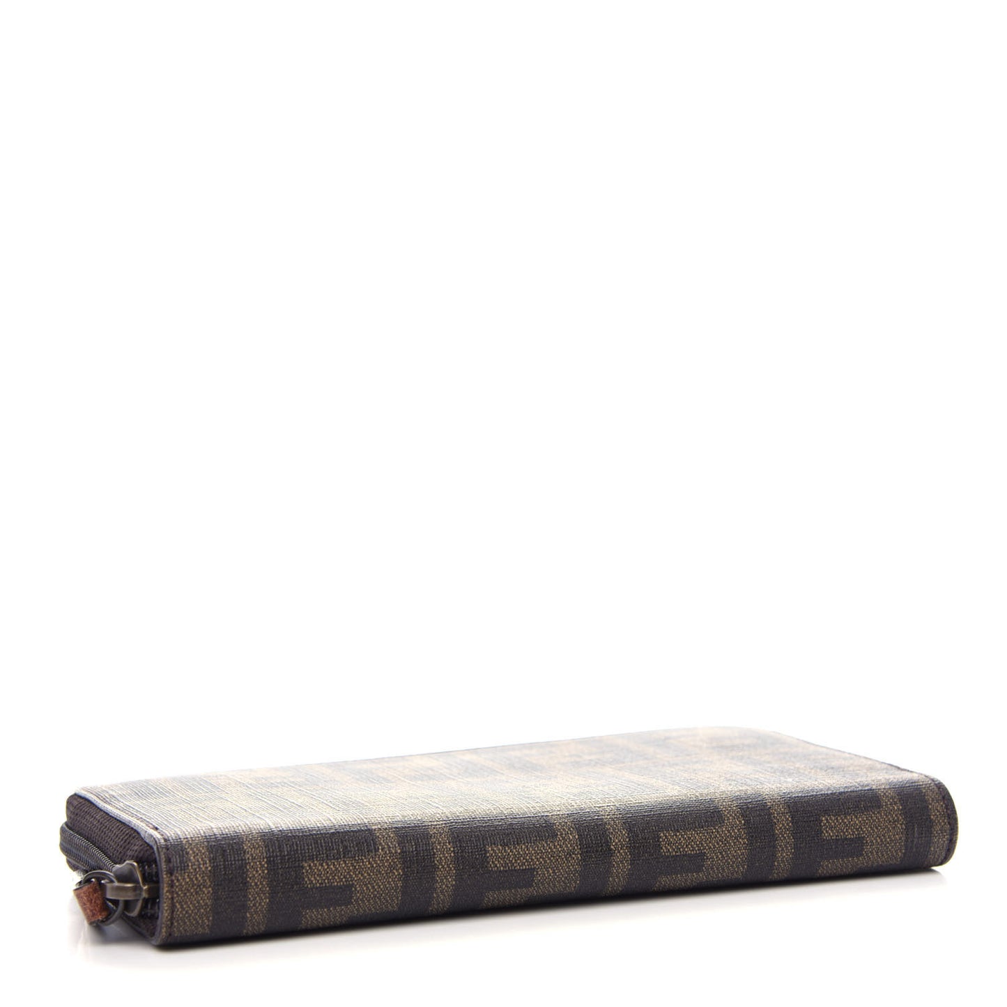 Zucca Spalmati Zip Around Wallet Tobacco Cioccolato