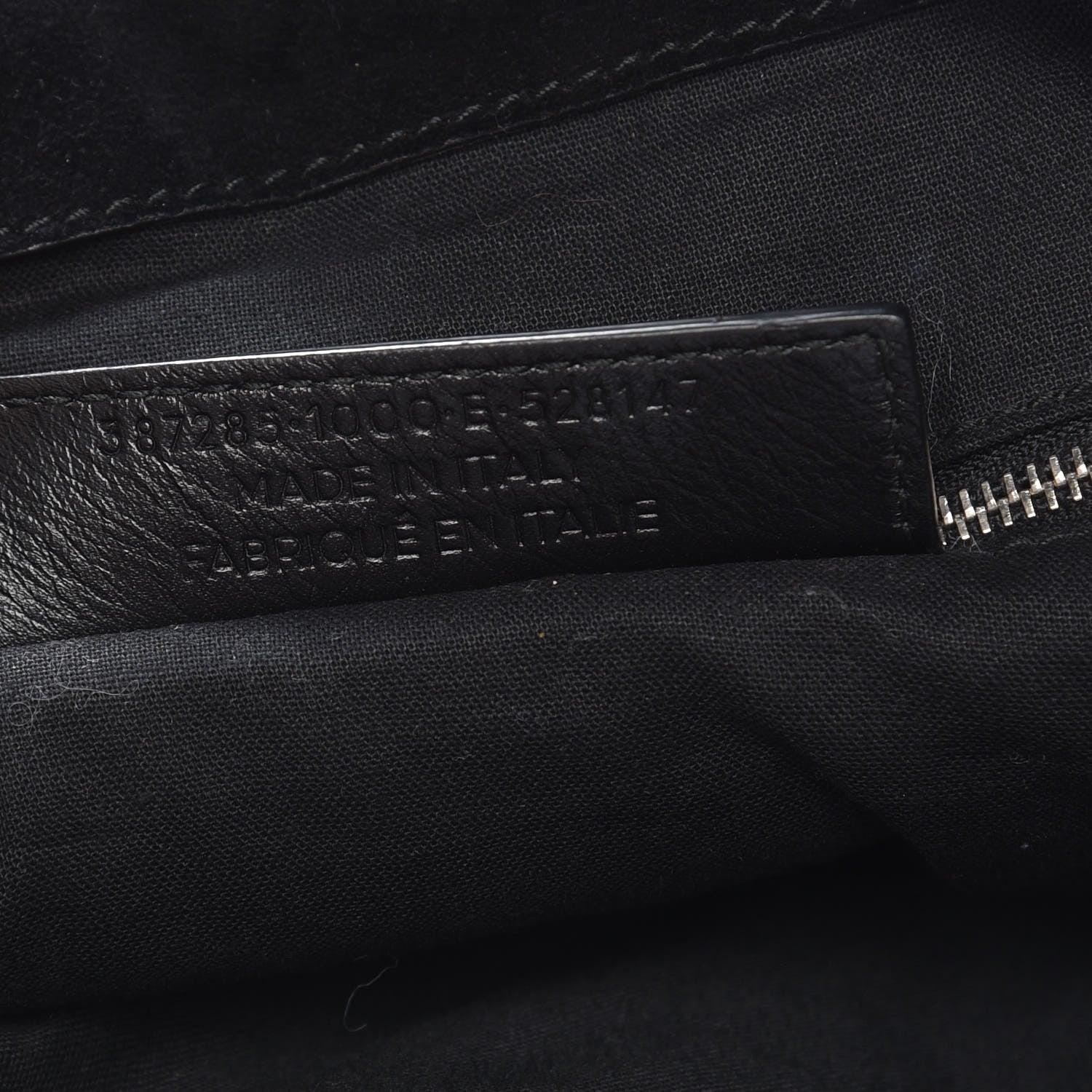 Balenciaga Suede Shearling Classic Silver Hardware Traveler Backpack Black 7 of 9