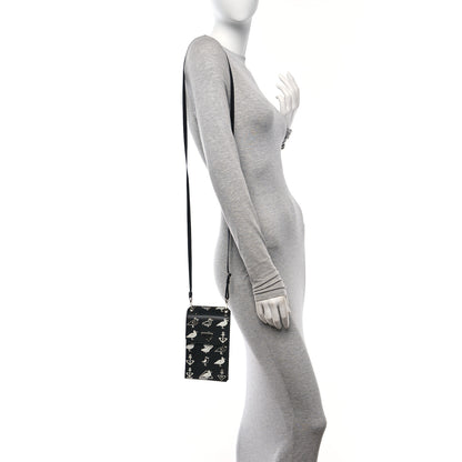 Prada Saffiano Seagull Smartphone Case Black 2 of 13