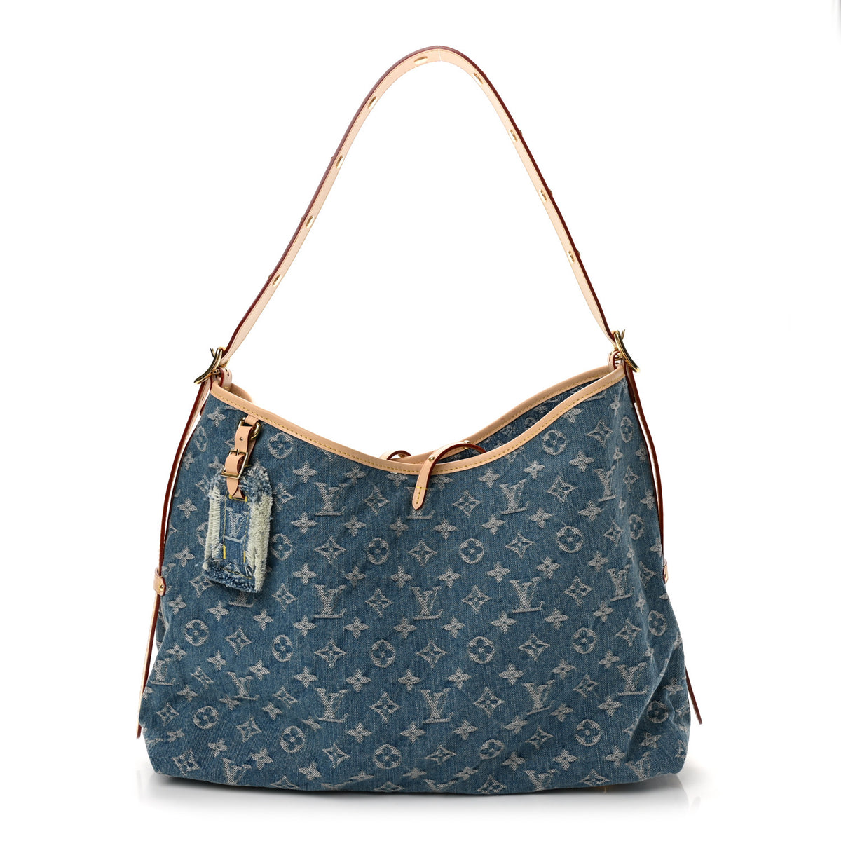 Monogram Denim CarryAll MM Blue