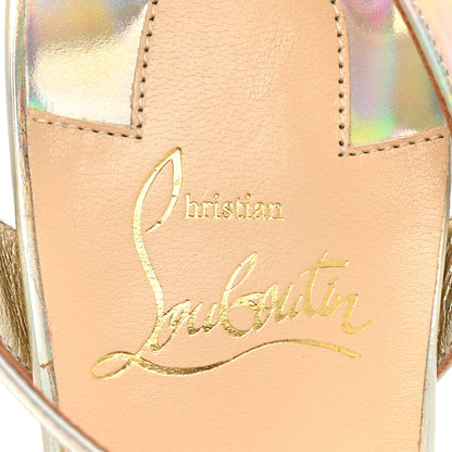 Christian Louboutin PVC Calf Alicoco Spikaqueen 55 Pumps 39 Version Platine 7 of 10