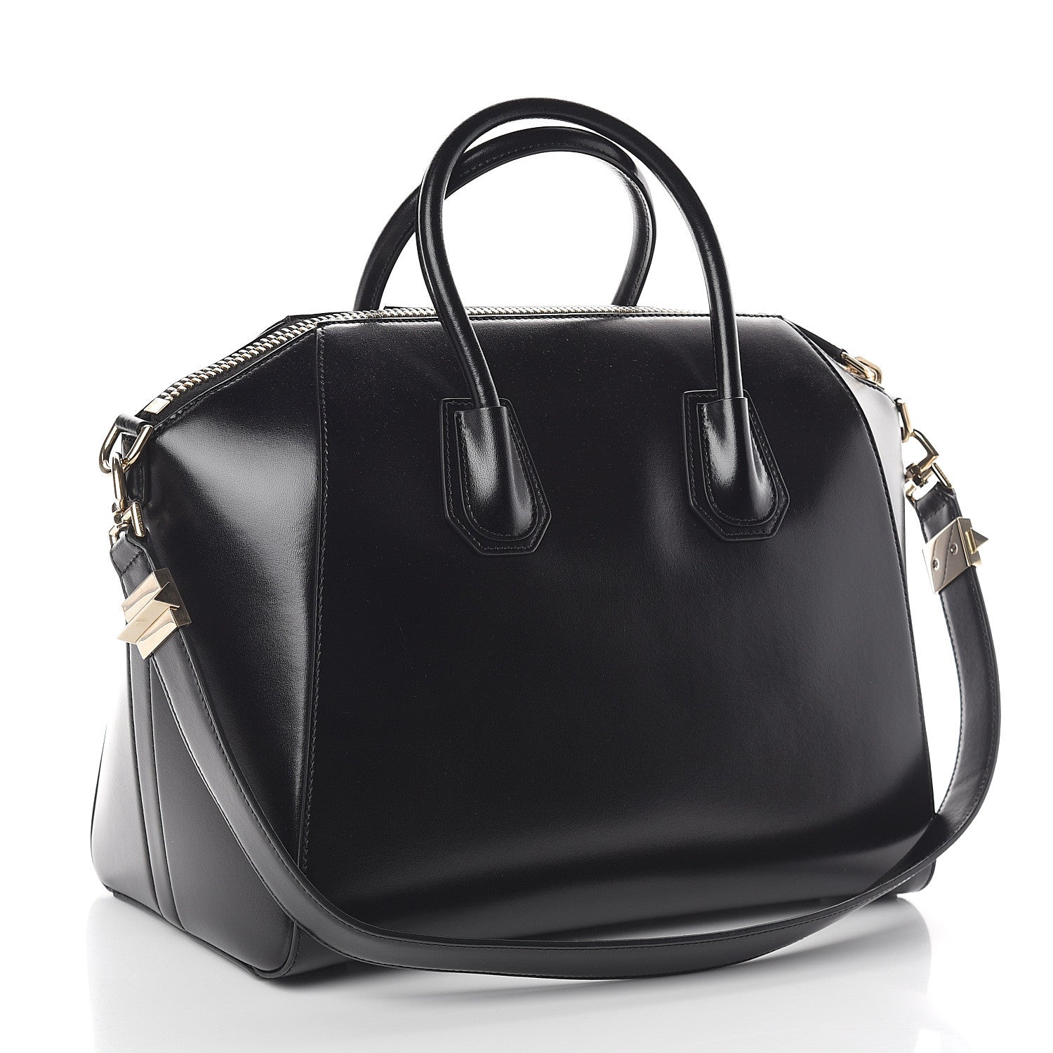 Givenchy Shiny Lord Calfskin Medium Antigona Black 2 of 7
