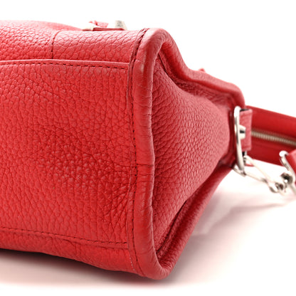 Balenciaga Vibrato Calfskin Classic Silver Hardware S City Rouge Cerise 11 of 11