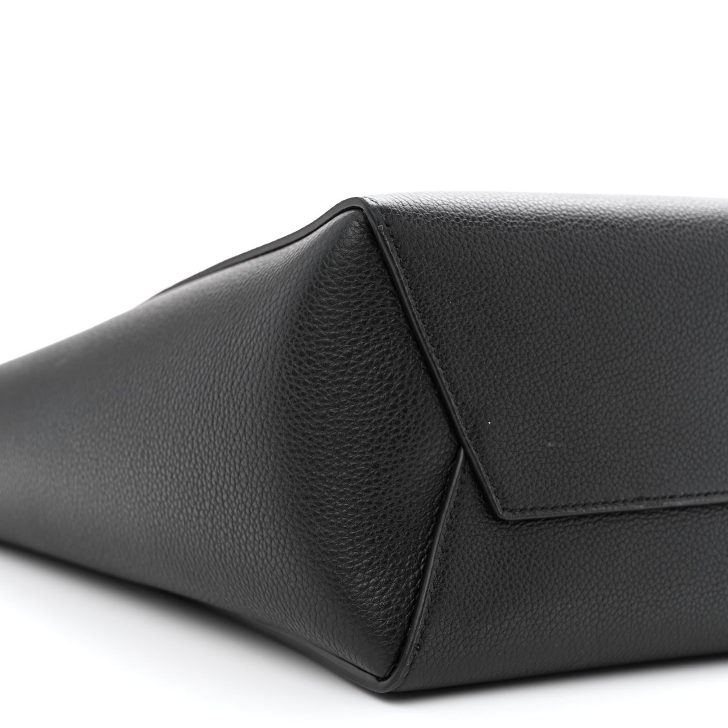 Celine Soft Grained Calfskin Small Sangle Bucket Bag Black 8 of 9