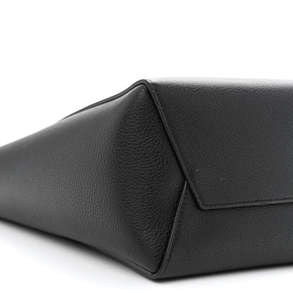 Celine Soft Grained Calfskin Small Sangle Bucket Bag Black 8 of 9