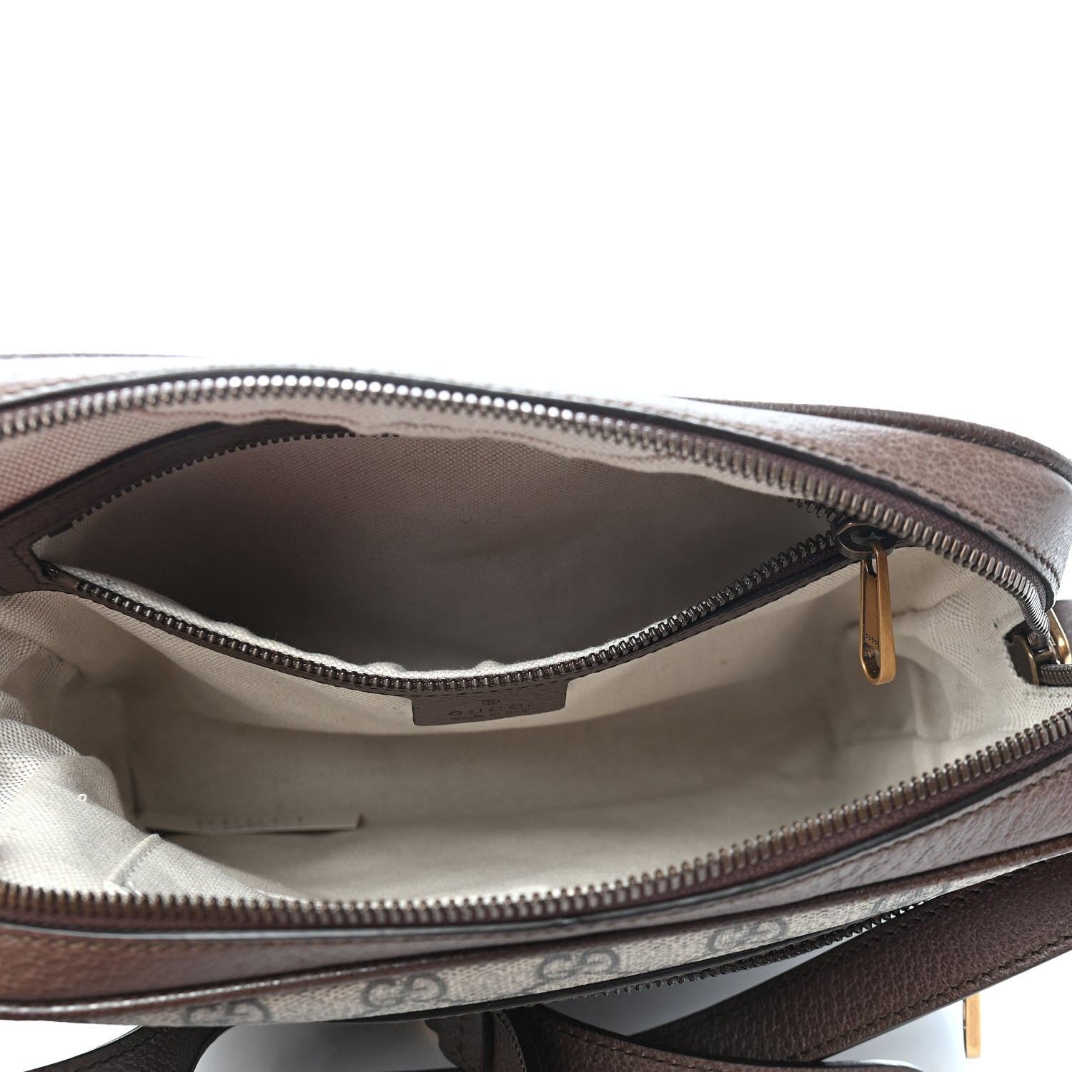 Gucci GG Supreme Monogram Web Small Ophidia Messenger Bag Brown 5 of 9