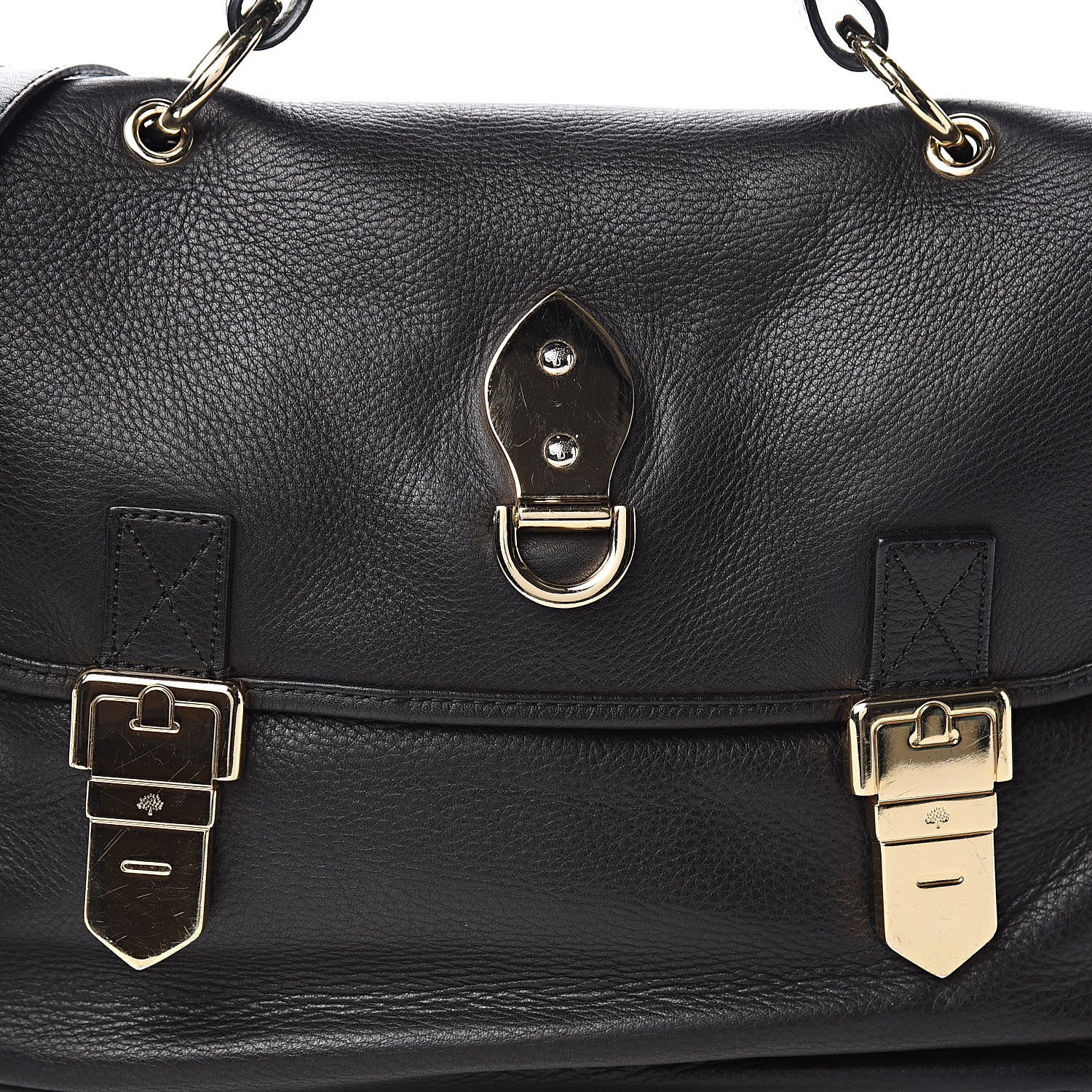 Mulberry Soft Grain Calfskin Tillie Satchel Black 10 of 10