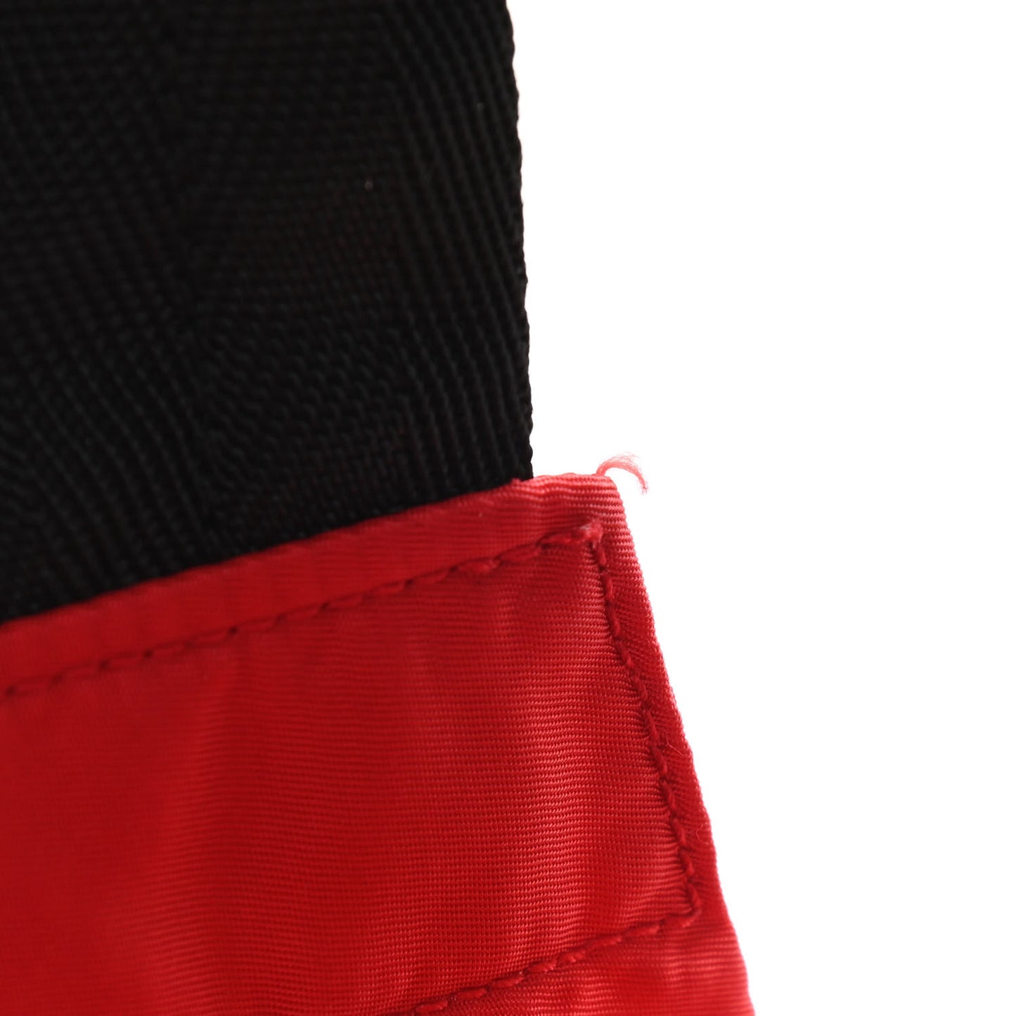 Tessuto Nylon Belt Bag Red