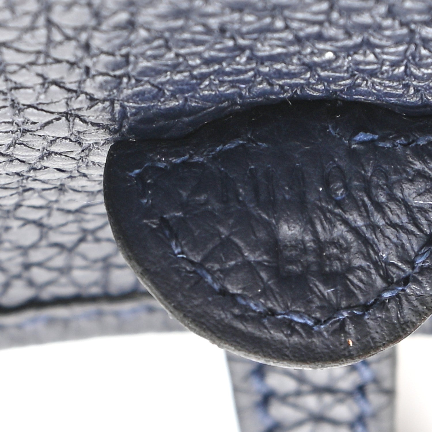 Hermes Taurillon Clemence Evelyne TPM Bleu Nuit 7 of 9