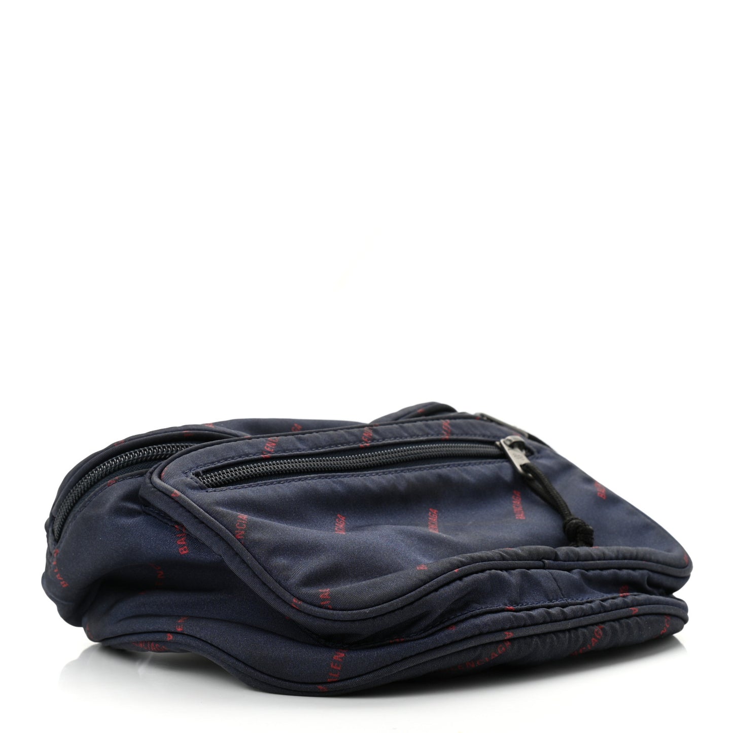 Twill Nylon Allover Logo Explorer Beltpack Bleu Canopee Rouge
