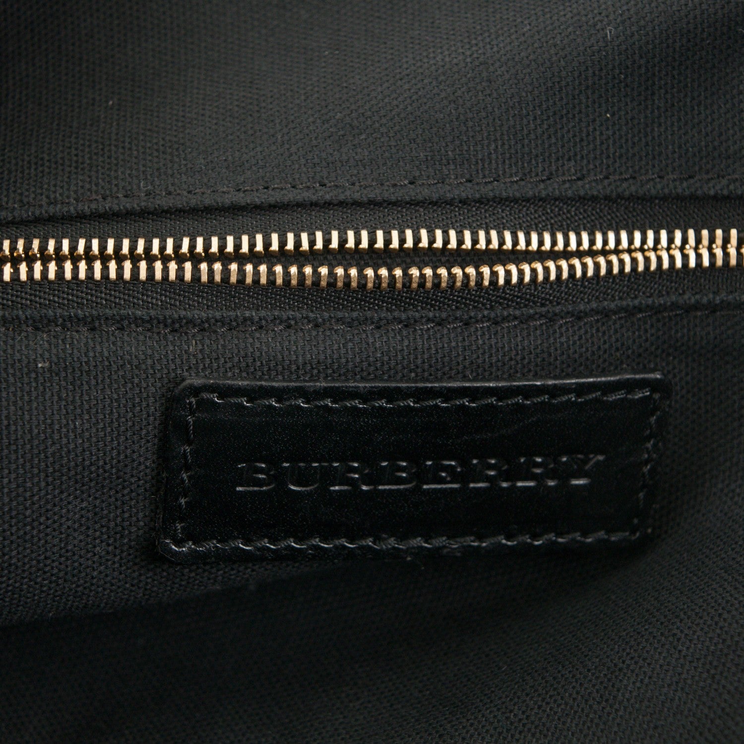 Burberry Bridle Calfskin House Check Medium Orchard Bowling Bag Black 8 of 8