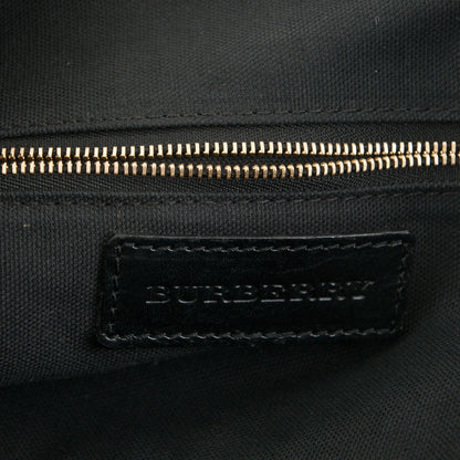Burberry Bridle Calfskin House Check Medium Orchard Bowling Bag Black 8 of 8