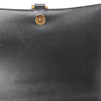 Balenciaga Shiny Box Calfskin Medium Hourglass Top Handle Bag Black 11 of 17