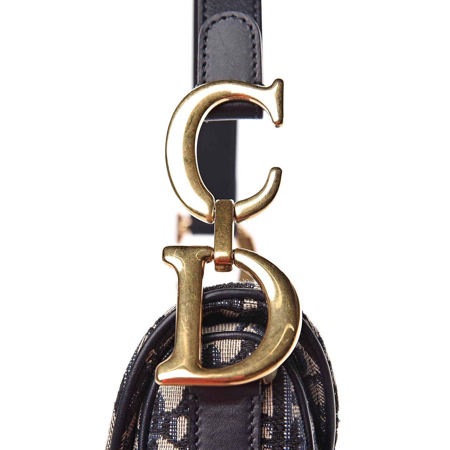 Oblique Saddle Bag Blue