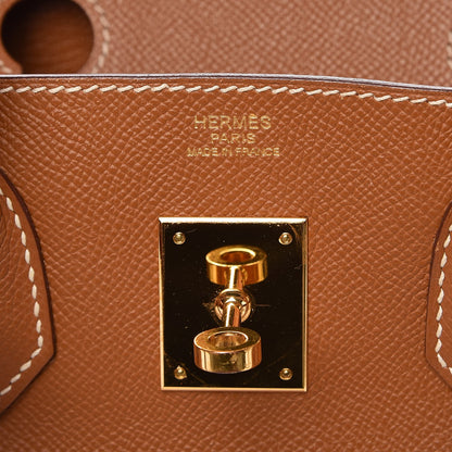 Hermes Epsom Birkin 30 Gold 6 of 7