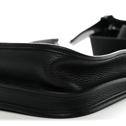Hermes Taurillon Clemence EVELYNE III PM Black 10 of 11