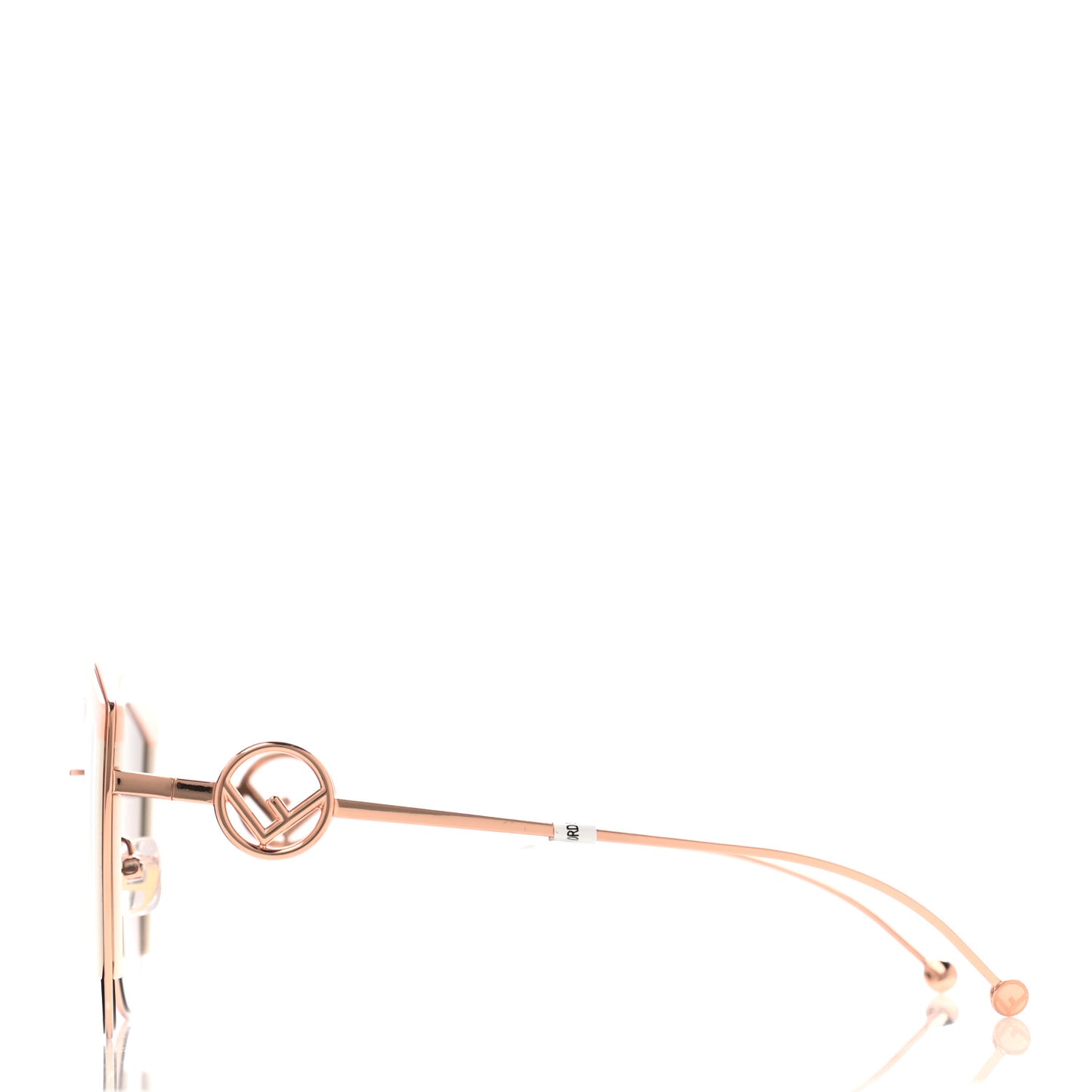 Metal Acetate F is Fendi Cat Eye Sunglasses FF 0290/S Pink Gold