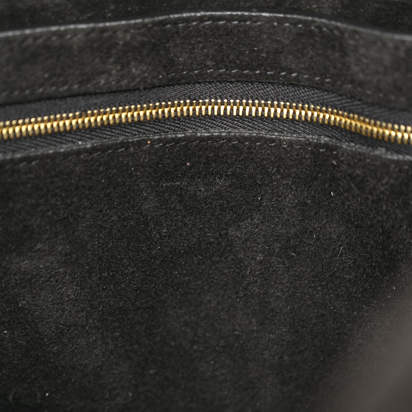 Soft Grained Calfskin Sangle Bucket Bag Black