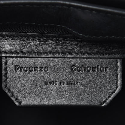 Proenza Schouler Smooth Calfskin Crochet Tiny PS11 Classic Shoulder Bag Black 8 of 12