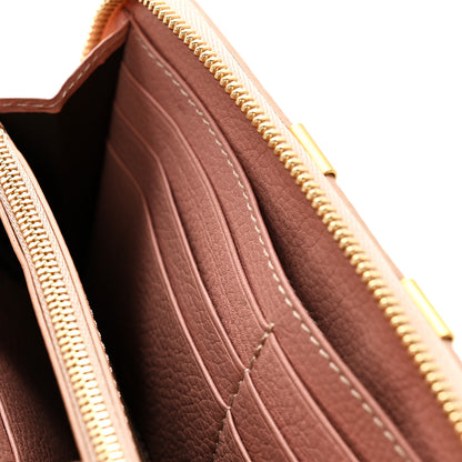 Chloe Grained Calfskin Marcie Long Zip Around Wallet Pink 11 of 13