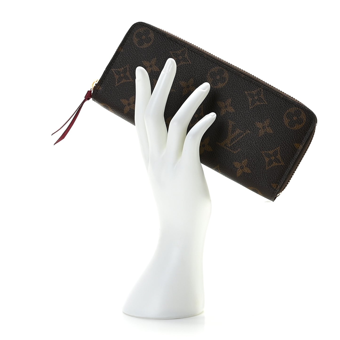 Monogram Clemence Wallet Fuchsia