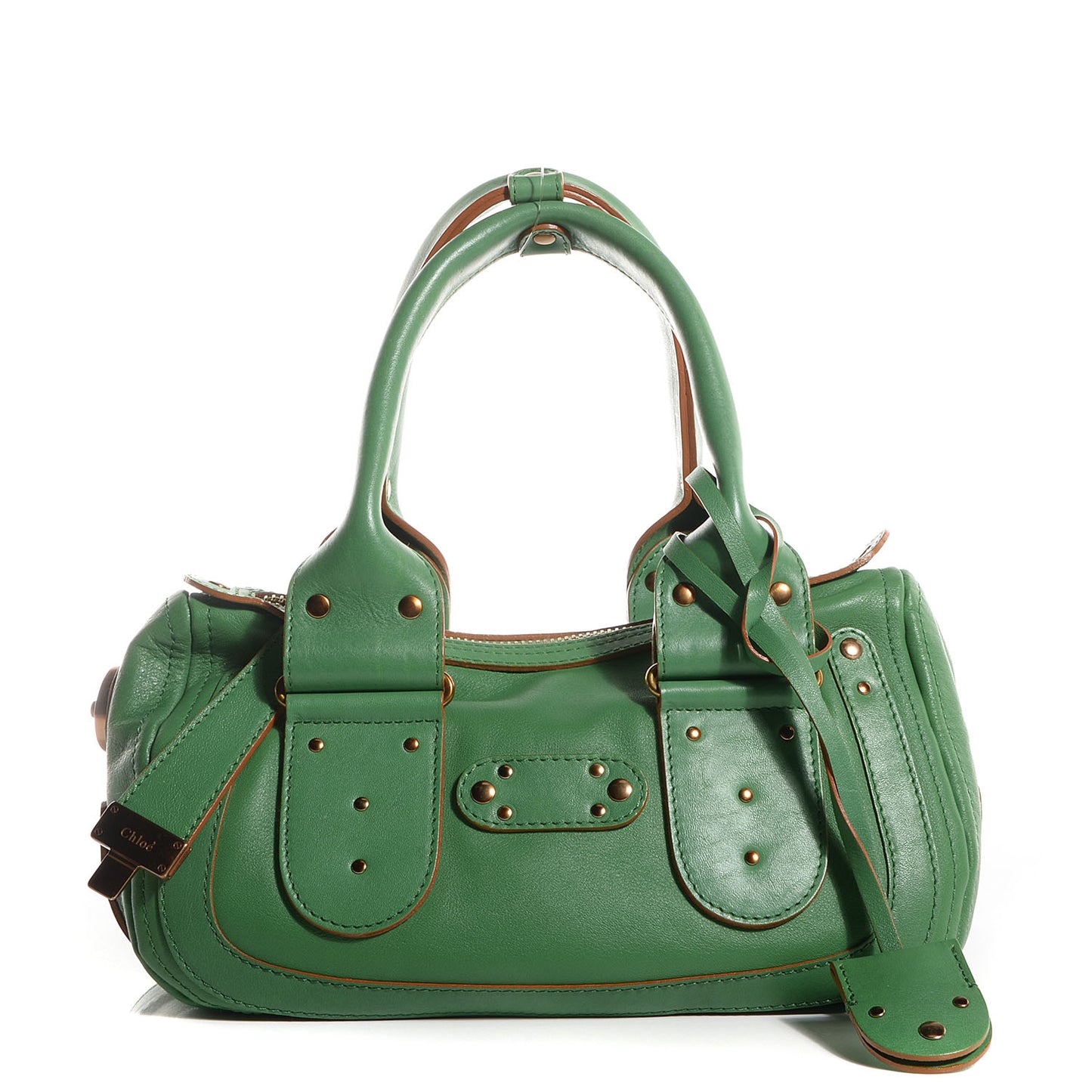 Calfskin Handbag Green