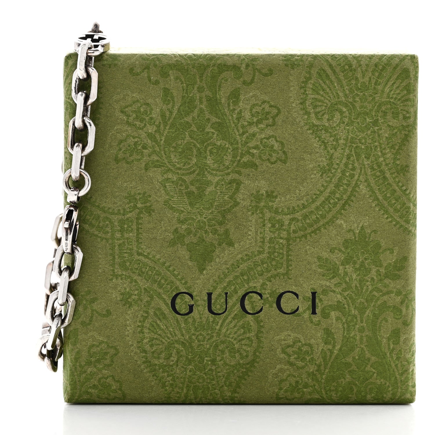 Gucci Sterling Silver Narrow Interlocking G Link Bracelet 5 of 5